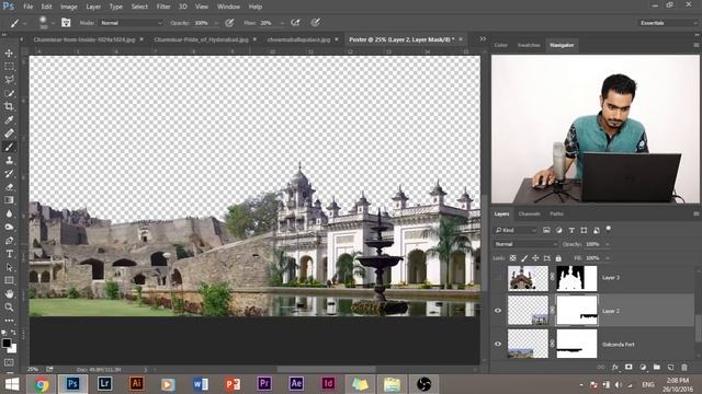 How to Make a Poster or Collage in Photoshop смотреть онлайн