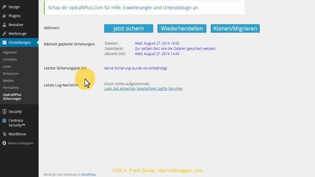 WordPress-Plugin: UpdraftPlus Backup & Restore смотреть онлайн