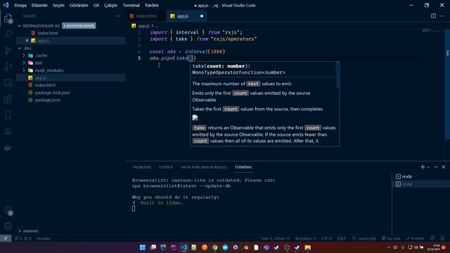 RXJS (Take) смотреть онлайн