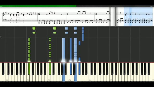Europe - Final Countdown [Piano Tutorial] Synthesia смотреть онлайн