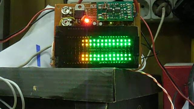 Светодиодный индикатор уровня сигнала 19 LED смотреть онлайн
