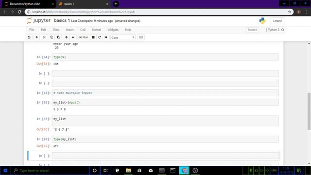 python basics - how to accept input смотреть онлайн