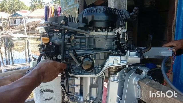 Honda BF 20 hp outboard, rewel karburator. смотреть онлайн