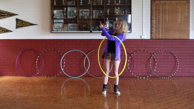 Hula Hoop Tutorial : YO YO BOUNCE ISOLATION : Beginner / Intermediate Hula Hooping Trick смотреть онлайн