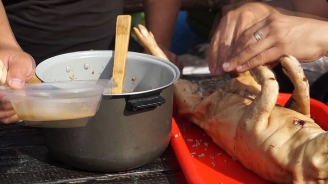 Молочный поросенок в духовке. Закуска к Дед Алтаю. смотреть онлайн