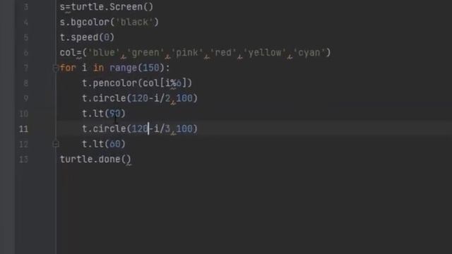 How to draw geometric flowers in python كيف ترسم أزهار بشكل هندسى فى بايثون смотреть онлайн
