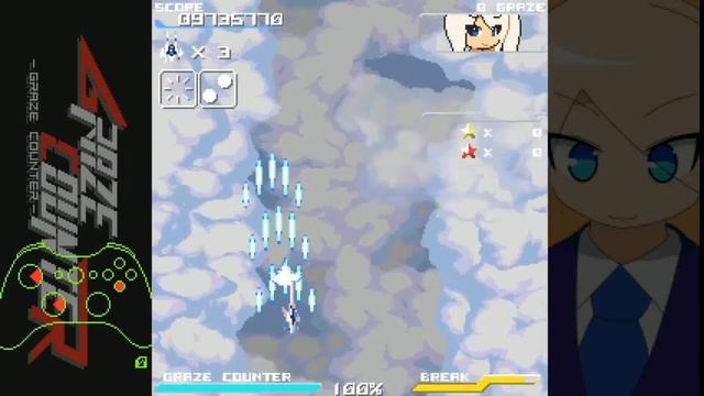 Graze Counter #4 (Type-2 1CC Run On Novice Difficulty)