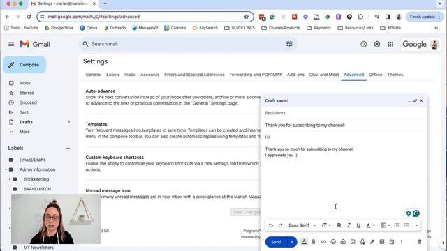 How to Create Gmail Templates for Email | Save Time Sending Emails with Canned Responses ⏰ 📧 смотреть онлайн