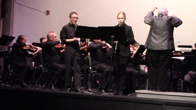 Concert Piece - URI Symphony Orchestra Clarinet Solo смотреть онлайн