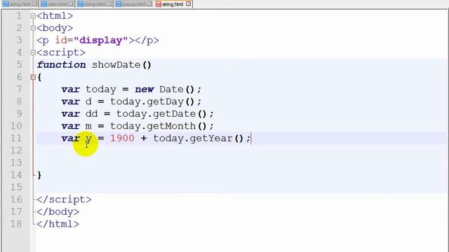 Date Function Javascript смотреть онлайн