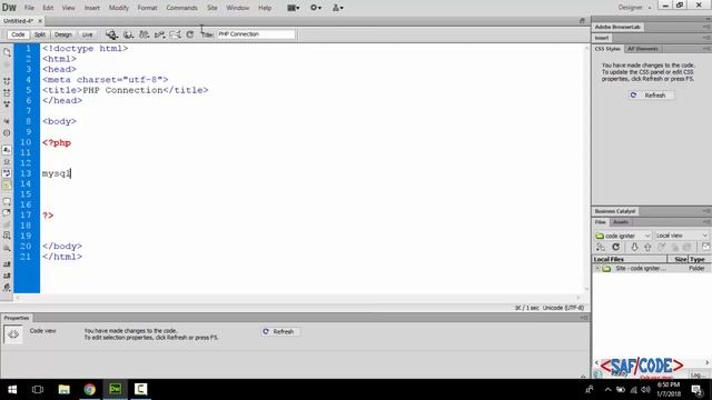 PHP Tutorials - Database Connection in PHP | MySQL Database Connect with PHP Part-21 смотреть онлайн
