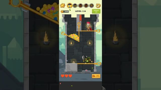Hero Rescue Gameplay iq 200 - Gameplay Walkthrough All Level - Android Game смотреть онлайн