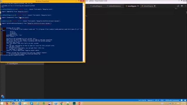 4.Angular & Typescript: Compile and run "hello world" sample смотреть онлайн