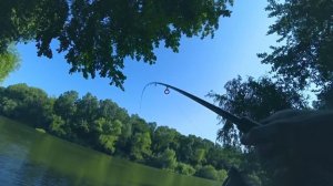 Флэт-фидер на течении или "убийца убийцы карася".