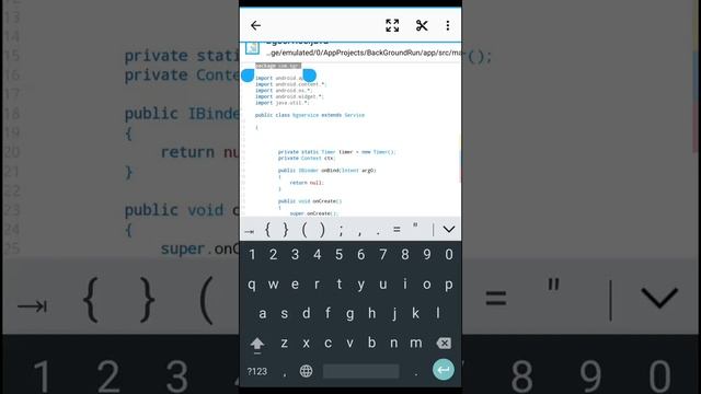 How To Make Android App Run In Background Using AIDE смотреть онлайн