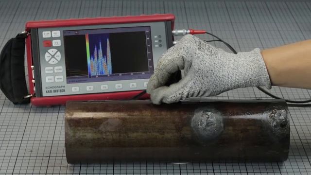 Ультразвуковое профилирование коррозии B-сканом с дефектоскопом KARL DEUTSCH Echoscope / ECHOGRAPH смотреть онлайн