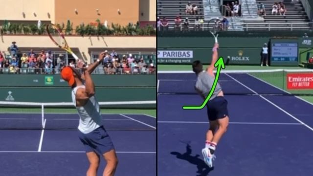 How Rafael Nadal Can Improve His Serve (Tennis Technique Explained) смотреть онлайн