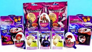 МОНСТРЫ НА КАНИКУЛАХ Mix! СЮРПРИЗЫ игрушки мультик Hotel Transylvania! Kinder Surprise eggs unboxing