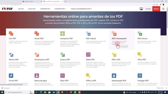 ¿Cómo convertir archivos PDF a Word Excel y Powerpoint? ?? смотреть онлайн