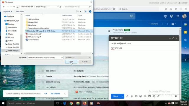 Excel Me Data Ko Mail kaise Kare || How to sand mail Directly From excel sheet || excel sheet send смотреть онлайн