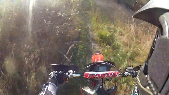 GoPro Hero 2 - Honda cr 125 and Suzuki rm 125 смотреть онлайн