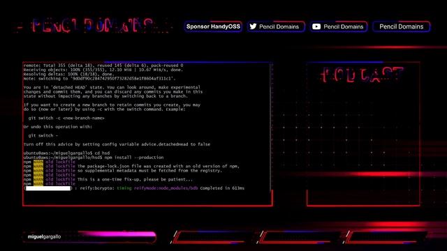 HNS Node on a Ubuntu 22.04 LTS by Pencil Works LLC, Pencil Domains Canarchain. смотреть онлайн