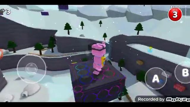 Как пройти миссию Паркур в снежной Долине в Super Bear Adventure💜 💖