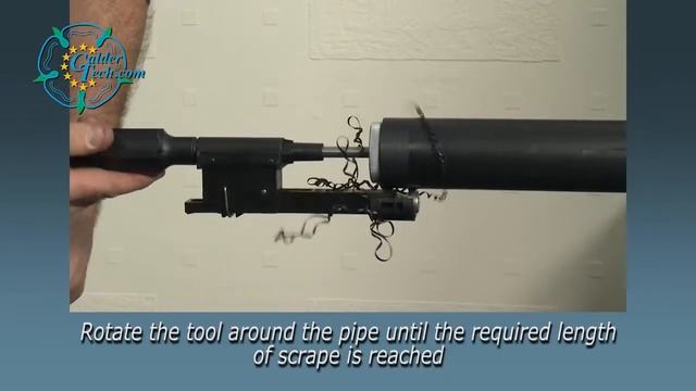 Устройство для снятия оксидного слоя на ПЭ трубах малого диаметра смотреть онлайн