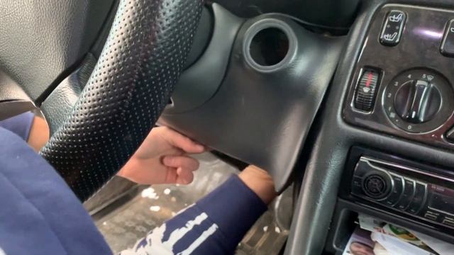 Снятие замка зажигания w208 смотреть онлайн