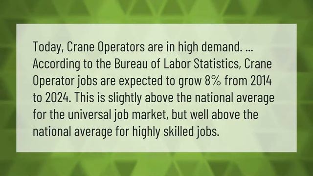 Is crane operator a good career? смотреть онлайн