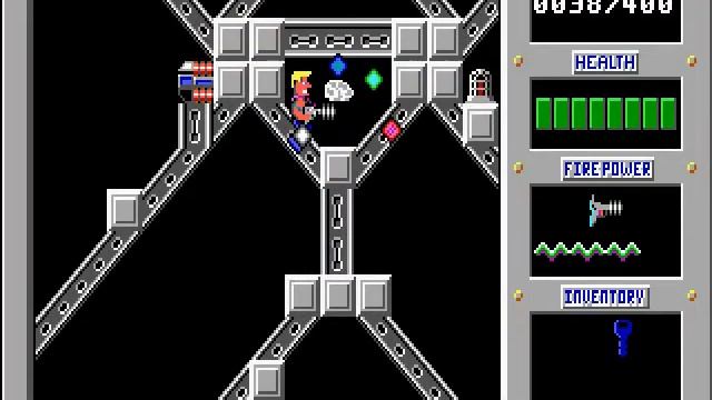 Duke Nukem (Apogee) (1991) Episode 2 Mission Moonbase - Level 2 смотреть онлайн