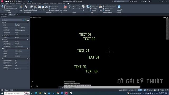 Lệnh dóng Text thẳng hàng và giãn dòng siêu nhanh | AutoCAD Tips | The 3 Minute смотреть онлайн