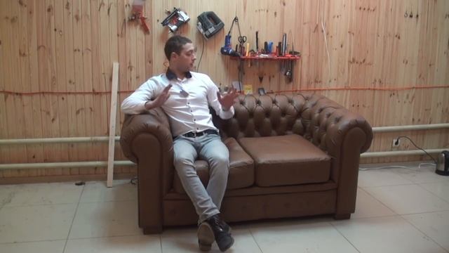 Как сделать ДИВАН ЧЕСТЕР с каретной стяжкой своими руками. смотреть онлайн