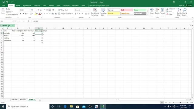 #1C - Kwiga Excel 2016 (mu Kinyarwanda) Intro смотреть онлайн