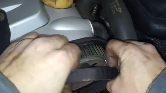 Opel Zafira 1.8 бензин замена ремня ГРМ. смотреть онлайн