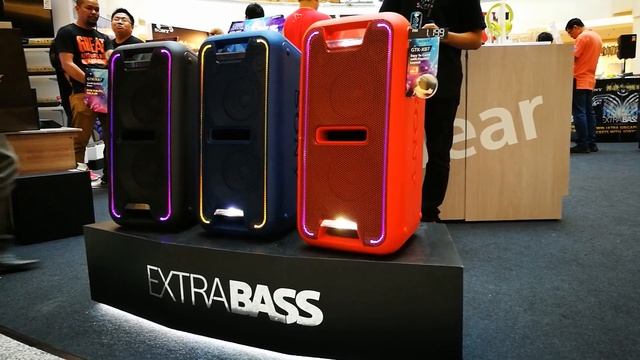 Sony Extra Bass GTK-XB7现场试听 смотреть онлайн