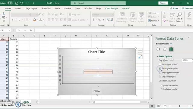 Creating Box Plot Using The New Statistics Chart feature in MS Excel 365 смотреть онлайн