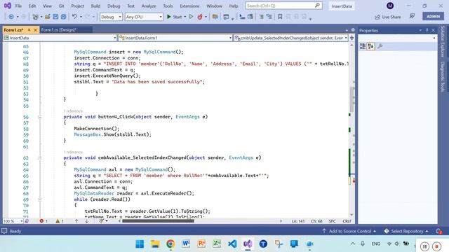 How To Update Data In MySQL Database Using Visual Studio 2022. #visualprogramming   C#basictools