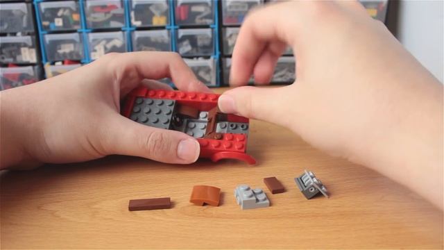Lego Mini Cooper in the Speed Champions style MOC смотреть онлайн