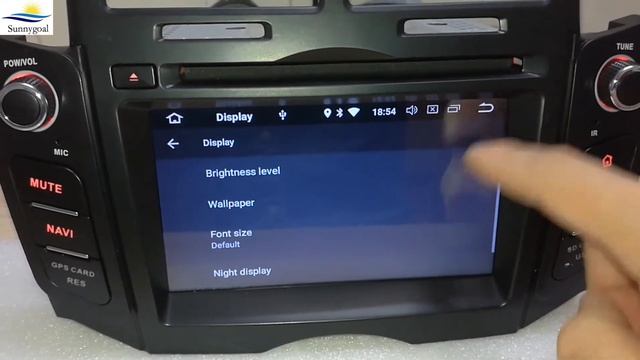 Black Android 8.1 Car DVD GPS for Toyota Yaris(2005-2011) - Sunnygoal смотреть онлайн