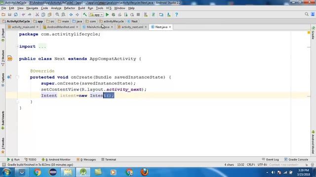 Android Studio Tutorial-19 In Hindi For Beginners | Intent | Start Activity смотреть онлайн