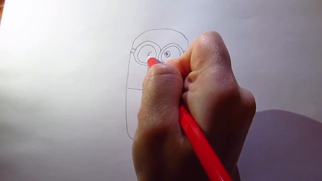 Учимся рисовать Рисуем миньона Обучающее видео Очень просто рисовать draw minions смотреть онлайн