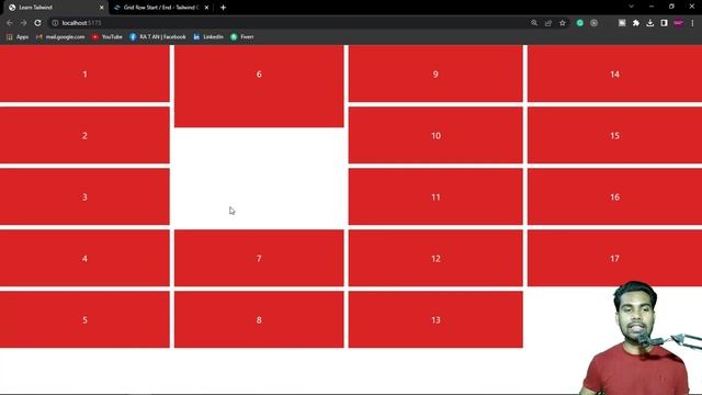span grid rows tutorial in tailwind css bangla or how to use grid gap смотреть онлайн