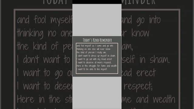 Today's Kind Reminder from Edgar Albert Guest (Myself) Feb 1 2023 смотреть онлайн