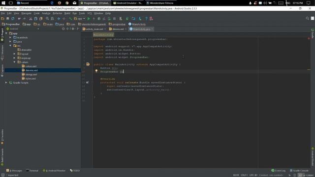 [SRI TECH] How to create Progress Bar in Android studio | Android Studio Development Tutorials 2018 смотреть онлайн