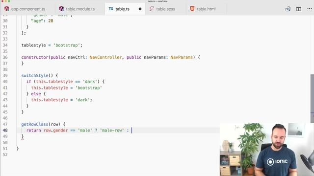 Creating Ionic Datatable With ngx-datatable смотреть онлайн