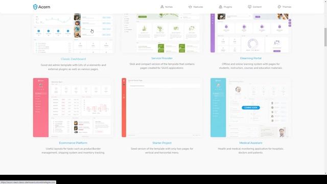Acorn - React Admin Template clean 15 смотреть онлайн