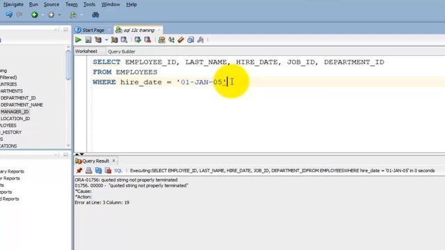Oracle 12c SQL Workshop: SL#14 Using Comparison Operators in the SELECT Statements смотреть онлайн