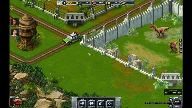 Jurassic Park Builder(Полное русское прохождение) - эпизод №2 Рапторы смотреть онлайн