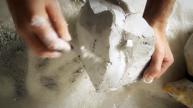 Как Сделать Кусковую Форму из Гипса. Формуем Пластилиновую Скульптуру смотреть онлайн